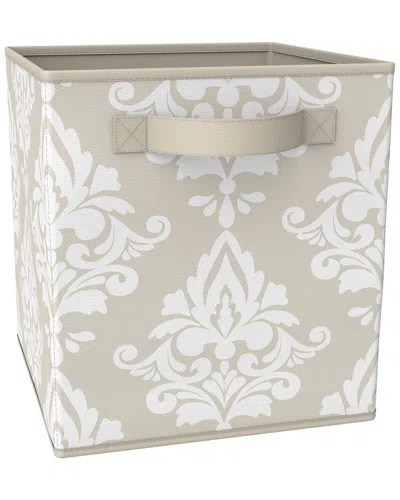 Closetmaid Cubeicals Damask Print Fabric Drawer In Neutral