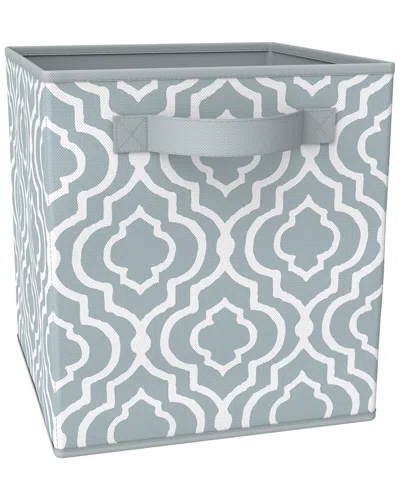 Closetmaid Cubeicals Iron Gate Print Fabric Drawer In Blue