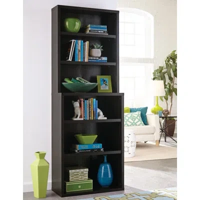 Closetmaid Decorative 82.3" H X 30" W Standard Bookcase In Black Walnut