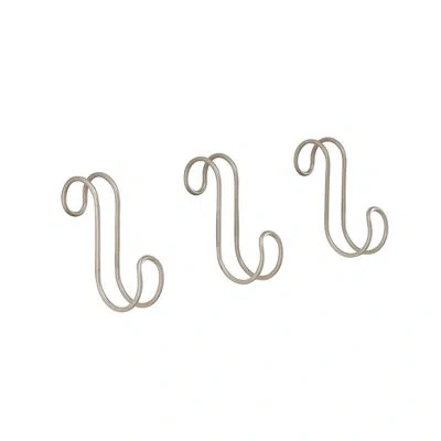 Closetmaid Decorative Closet Accessory Hook Organizer (3-pack) In Silver
