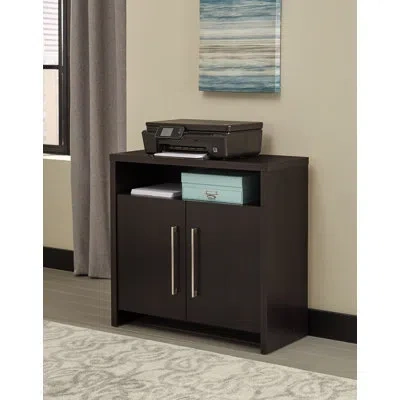 Closetmaid Hex Modular 2-door Accent Storage Cabinet In Black Walnut