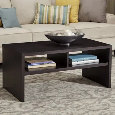 Closetmaid Hex Modular Coffee Table In Black Walnut