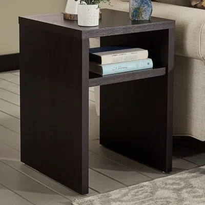 Closetmaid Hex Modular End Table In Black Walnut