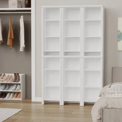 Closetmaid Impressions 16" Bookcases Set Of 3 In White