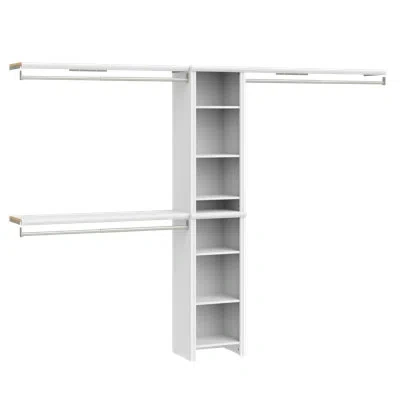 Closetmaid Impressions 16" Closet Tower With Top Shelves In White
