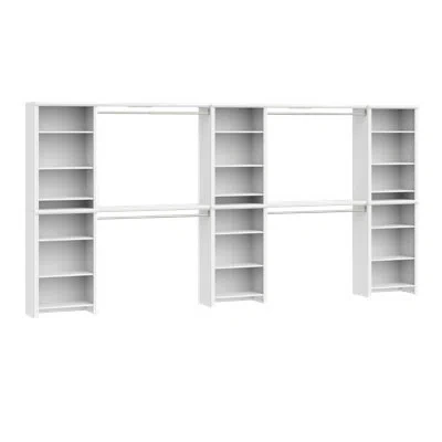 Closetmaid Impressions 25" Triple Tower With Top Shelves In White