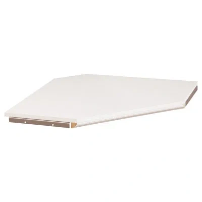 Closetmaid Impressions 28 Inch White Corner Shelf Kit