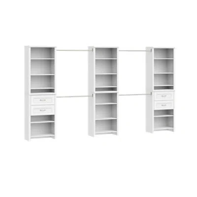 Closetmaid Impressions Large Reach In Closet System With Drawers In White