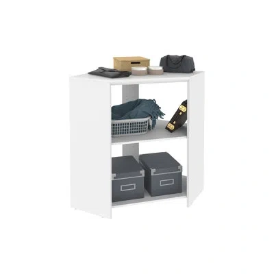 Closetmaid Impressions White Laminate Corner Unit
