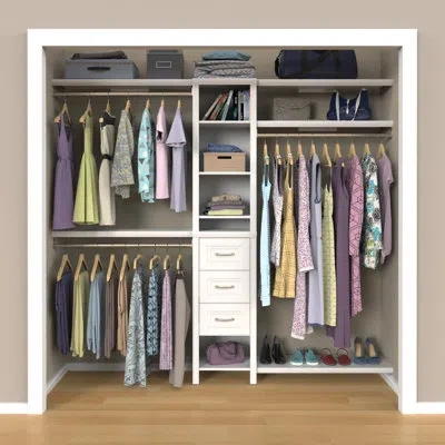 Closetmaid Impressions White Wood Drawer Kit For Impressions Tower