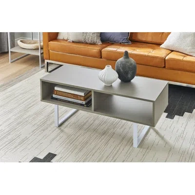 Closetmaid Industrial Coffee Table In Smoky Taupe