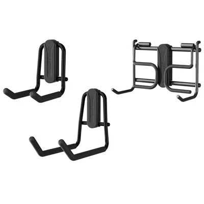 Closetmaid Maxload 3 Piece Lawn Equipment Hang Up Set In Black