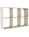 Closetmaid Mini 6-cube Desktop Or Wall Mount Organizer In Brown