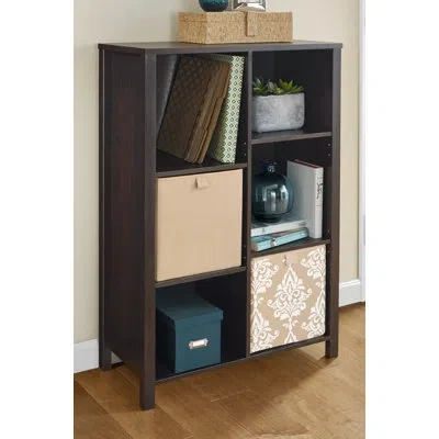 Closetmaid Premium Cubes 38.31" H X 25.81" W Standard Bookcase In Black Walnut