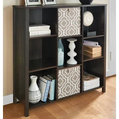 Closetmaid Premium Cubes 38.31" H X 37.6" W Cube Bookcase In Black Walnut