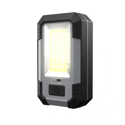 Closetmaid Progarage Led Work Light With Magnet, Stand Or Hanger, 3 Lighting Modes In Matte Black