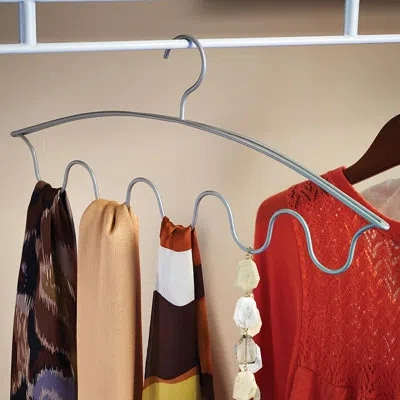 Closetmaid Scarf And Belt Hanger Organizer In Silver