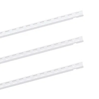 Closetmaid Shelftrack 60" Standards, 3-pack In White