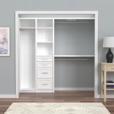 Closetmaid Spacecreations Closet System Reach-in-sets In White