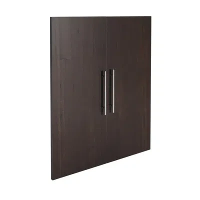Closetmaid Suitesymphony 24.65" W Modern Door Pair In Midnight Brown