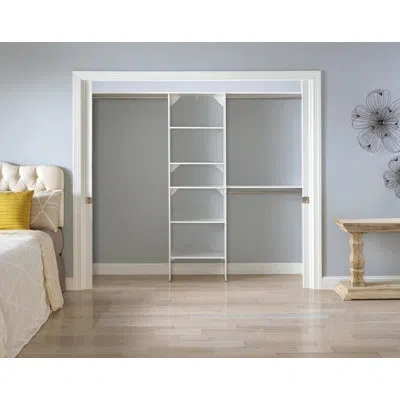 Closetmaid Suitesymphony 84" W - 120" W Closet System Kit With Top Shelves In Pure White