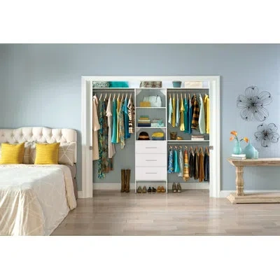 Closetmaid Suitesymphony 84" W - 120" W Closet System In Pure White
