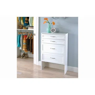 Closetmaid Suitesymphony Closet Base Unit With Drawers In White