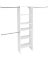 Closetmaid Suitesymphony Starter Closet 25-inch Wide Tower Kit In White