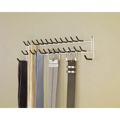 Closetmaid Tie & Belt Rack In White