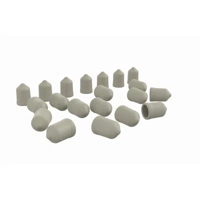 Closetmaid Wire Shelf End Caps In Nickel