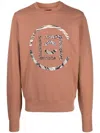Clot Animal-print Logo-patch Sweatshirt