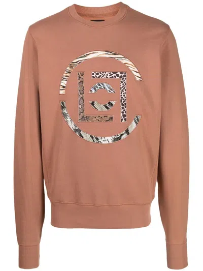 CLOT ANIMAL-PRINT LOGO-PATCH SWEATSHIRT