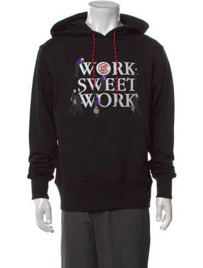 Pre-owned Clot Graphic Print Crew Neck Hoodie W/ Tags In Black
