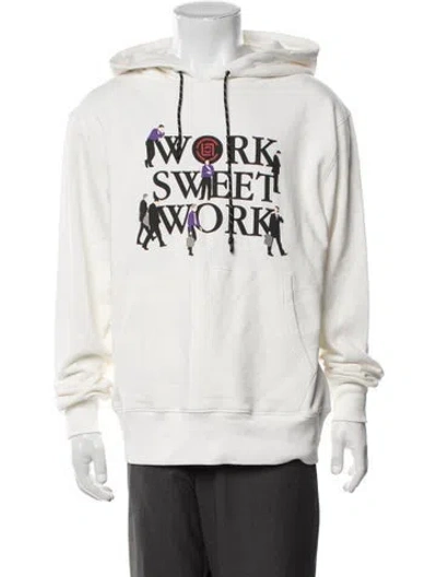 Pre-owned Clot Graphic Print Crew Neck Hoodie W/ Tags In White