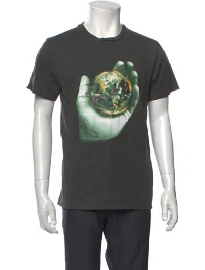 Pre-owned Clot Graphic Print Crew Neck T-shirt In Green