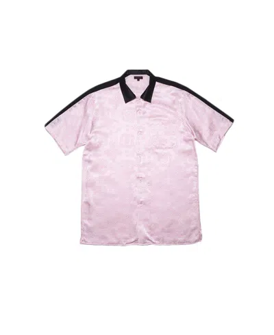 Pre-owned Clot Men's  Silk Contrast Shirt In Rose Gold
