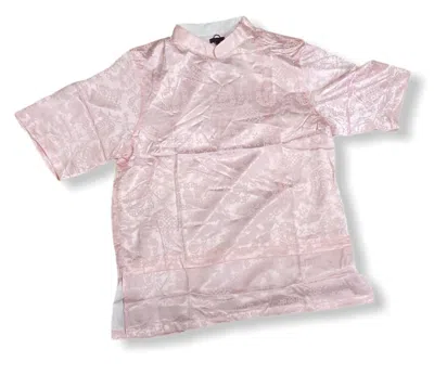 Pre-owned Clot Men's  Silk Pullover Shirt In Rose Gold