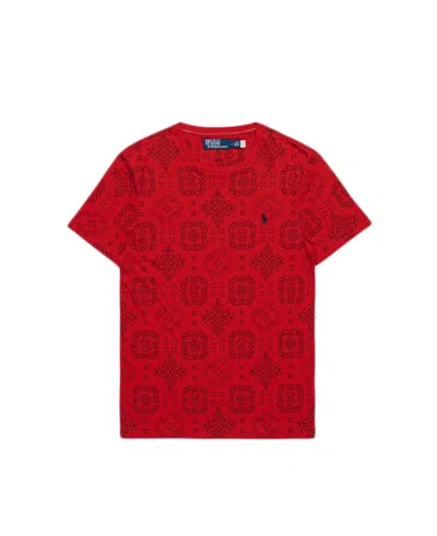 Pre-owned Clot Men's  X Polo By Ralph Lauren Short Sleeve Cn T-shirt In Red