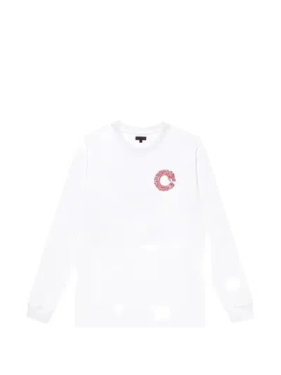 Clot Tribal Long-sleeve T-shirt In White