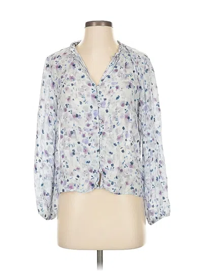 Pre-owned Cloth & Stone 3/4 Sleeve Blouse In Blue