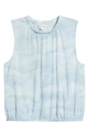 Cloth & Stone Bubble Tank Top In Blue