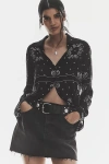 Cloth & Stone Buttondown Shirt In Black