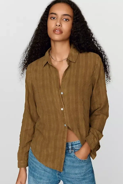 Cloth & Stone Buttondown Shirt In Green