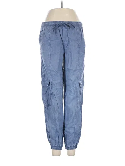 Pre-owned Cloth & Stone Cargo Pants In Blue