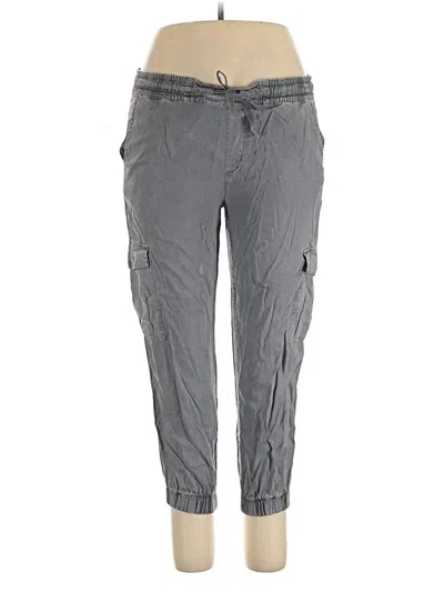 Pre-owned Cloth & Stone Cargo Pants In Gray