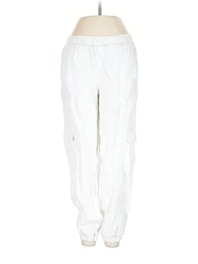 Pre-owned Cloth & Stone Cargo Pants In White