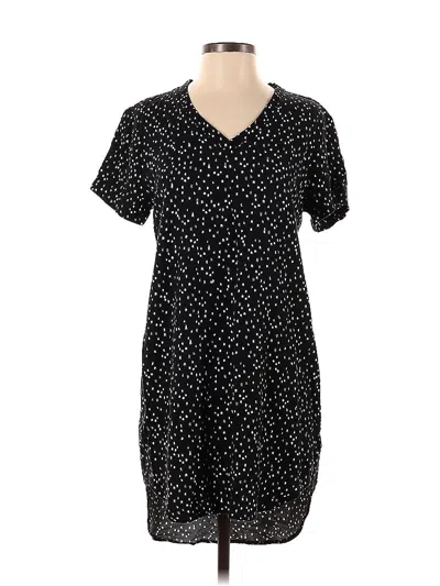 Pre-owned Cloth & Stone Casual Dress In Black