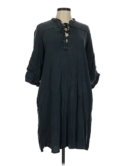 Pre-owned Cloth & Stone Casual Dress In Black