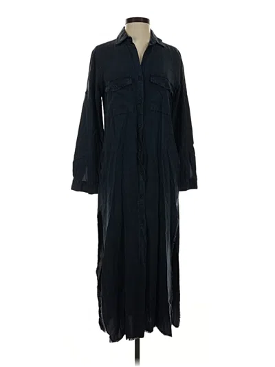 Pre-owned Cloth & Stone Casual Dress In Black