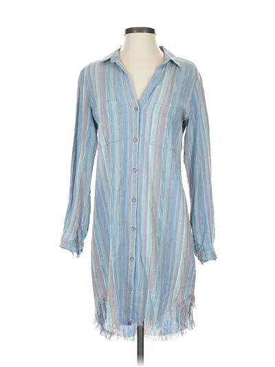 Pre-owned Cloth & Stone Casual Dress In Blue